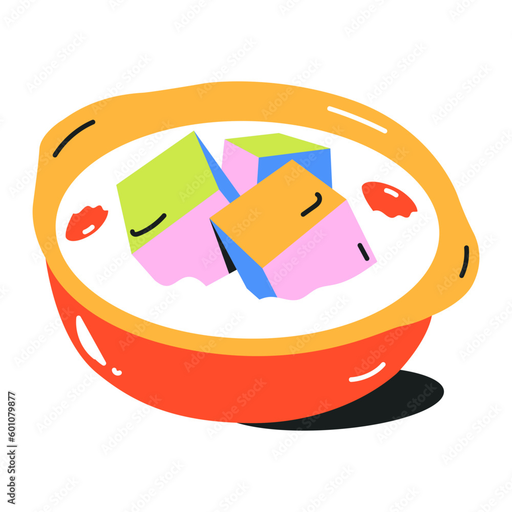 Customizable flat icon of sushi roll Customizable flat icon of sushi roll