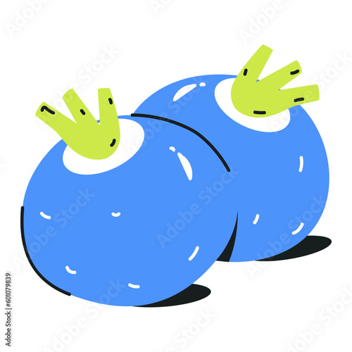 Rutabaga icon in flat style 