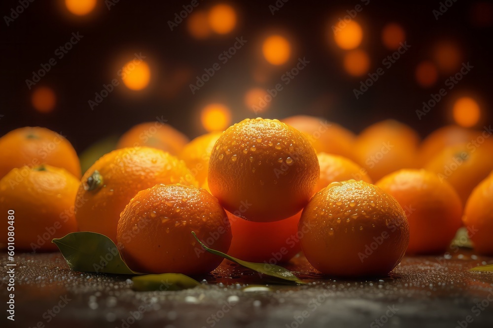 Fresh orange. Generative AI. Fresh orange. Generative AI.