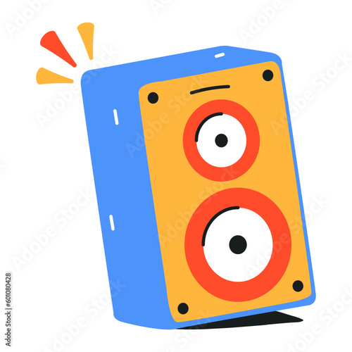 Download speaker sound flat icon 