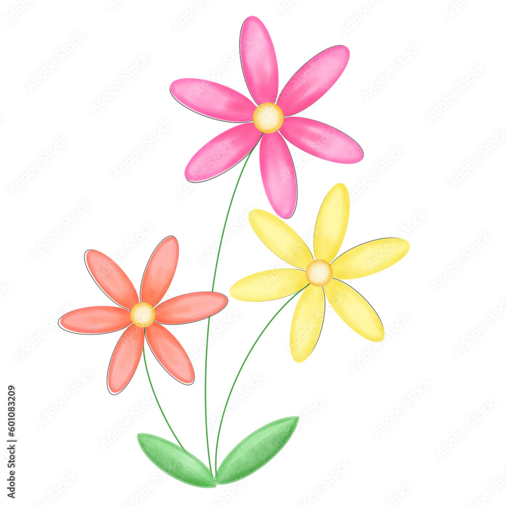 Naklejka premium frangipani flower isolated on white background