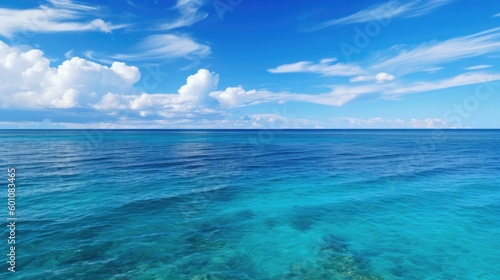 Scenic view of blue sky over the ocean