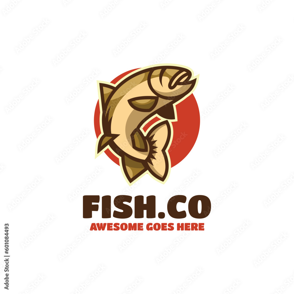fish logo design vector cartoon fish logo design vector cartoon