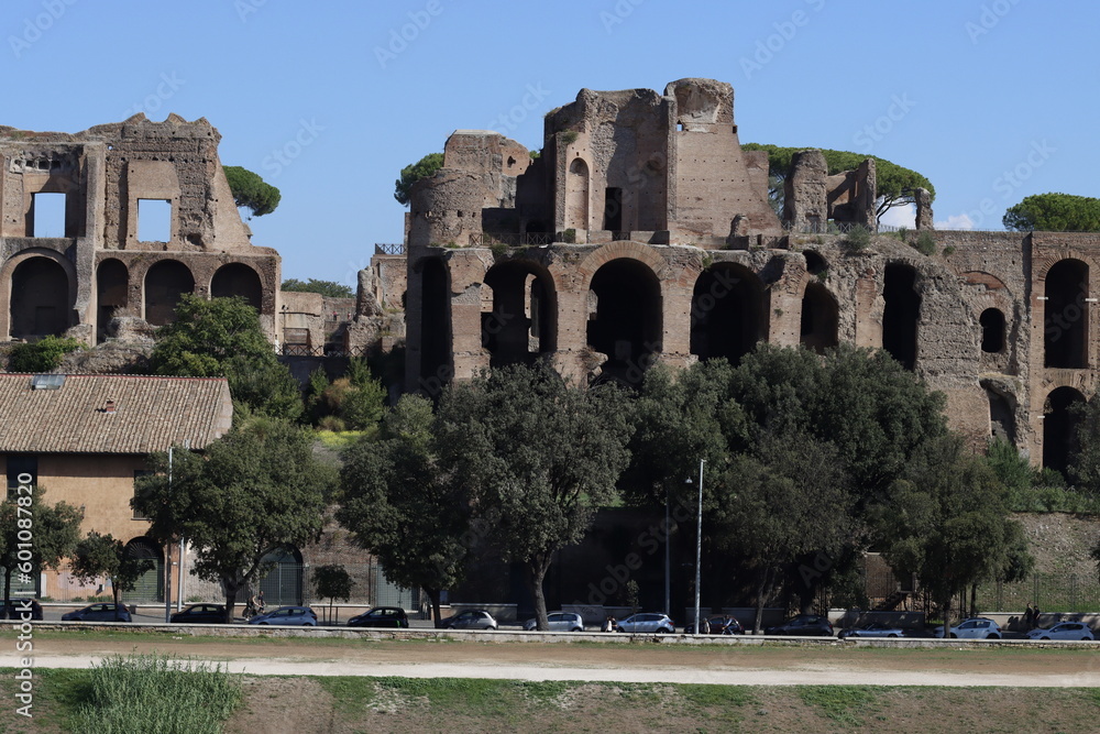 Ancient roman amphitheater in Rome