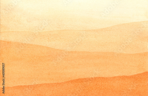 Abstract watercolor background desert sands