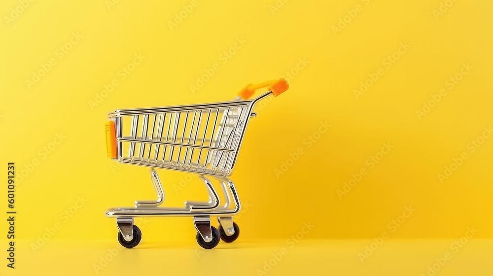 Close up of shopping concept with buyer and shopping bags Close up of shopping concept with buyer and shopping bags