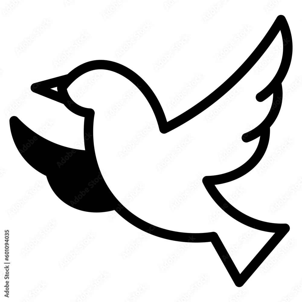 Obraz premium dove dualtone 