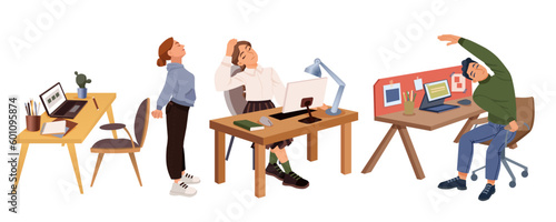 Exercises at the work