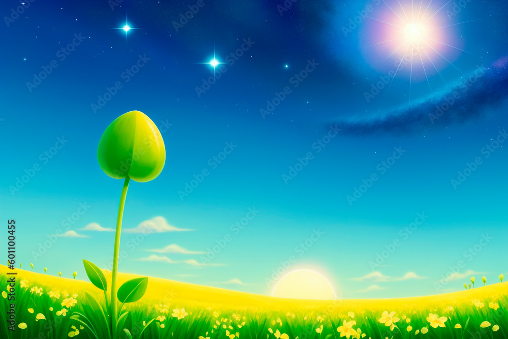 Obraz premium Generative concept art illustration. Generative ai.