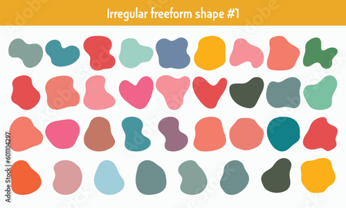 Irregular freeform shape collection #1
