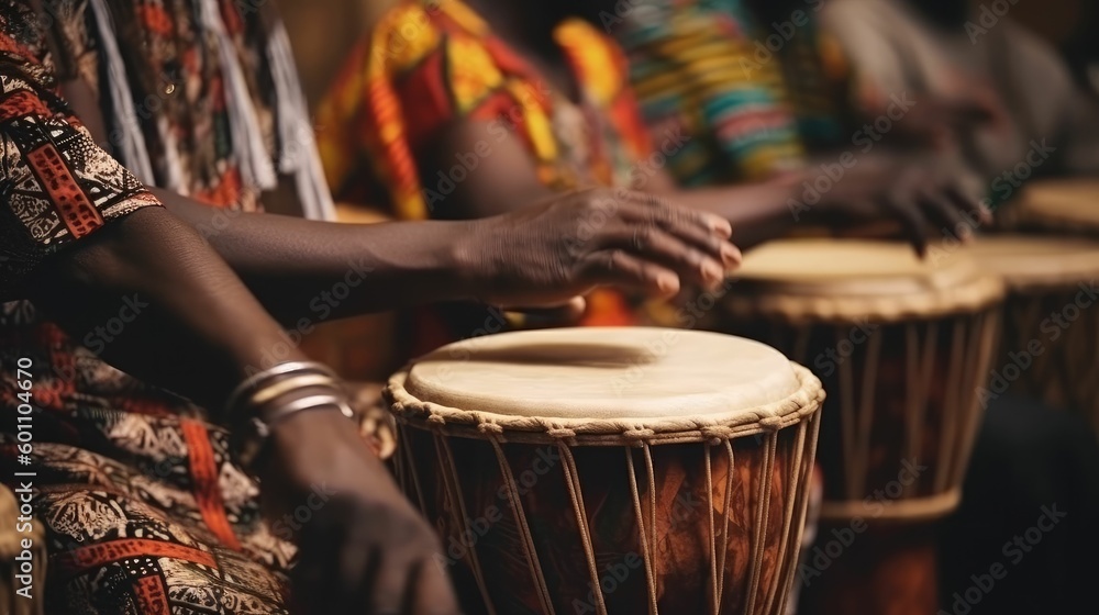 custom made wallpaper toronto digitalAfrican people playing traditional music with djembe