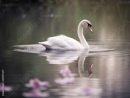 Graceful Swan -ai generated 