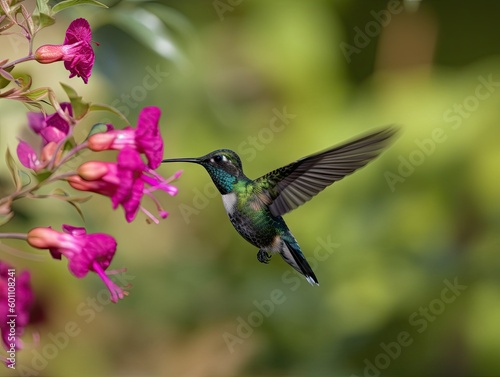 Hummingbird's Rapid Wings, AI Generated © dasom