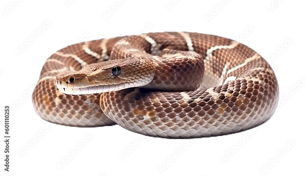 Obraz premium Snake isolated on transparent background cutout image