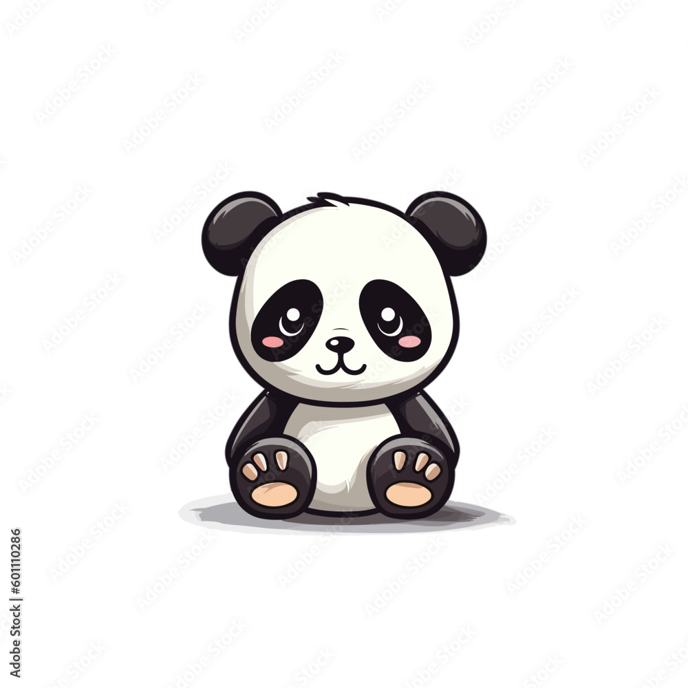 Obraz premium cute baby panda sitting type 1