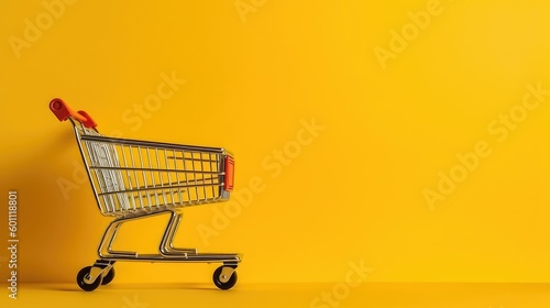Close-up of shopping concept with shopper