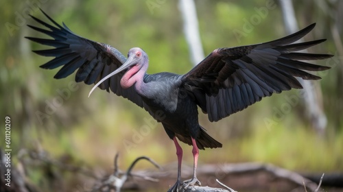 Northern bald ibis photo