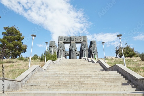 The Gargantuan Chronicle of Georgia Monument Outside of Tbilisi, Georgia