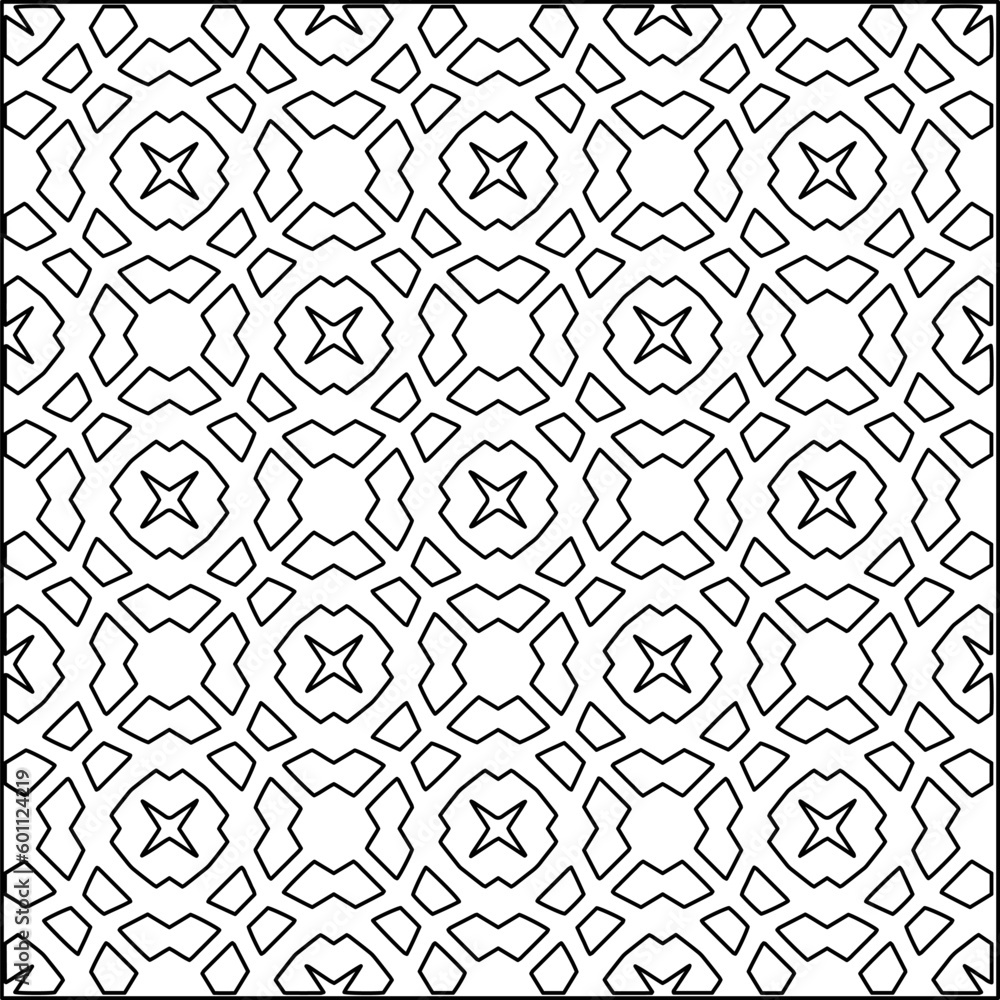 Geometric pattern of lines. Black and white pattern for web page, textures, card, poster, fabric, textile.
Geometric pattern of lines. Black and white pattern for web page, textures, card, poster, fabric, textile.