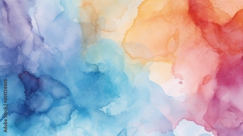 Abstract watercolor background with copy space