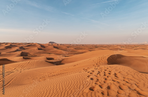 The Empty Quarter, or Rub al Khali - The world's largest sand desert in Dubai.