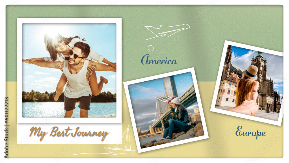 Retro Photo Frame Slideshow Stock Template Adobe Stock