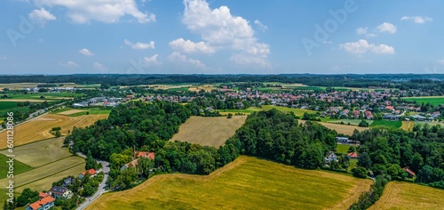 Am Ammersee bei Stegen in Oberbayern - Ausblick auf Inning
