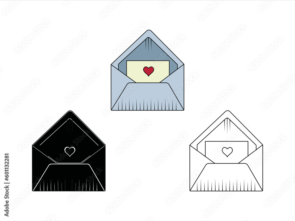 Envelope SVG Mail Svg Heart Envelope Svg Mailing Svg Letters