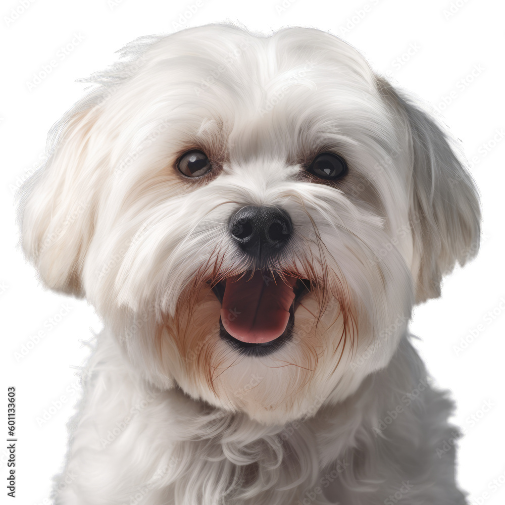 Maltese isolated on transparent background.