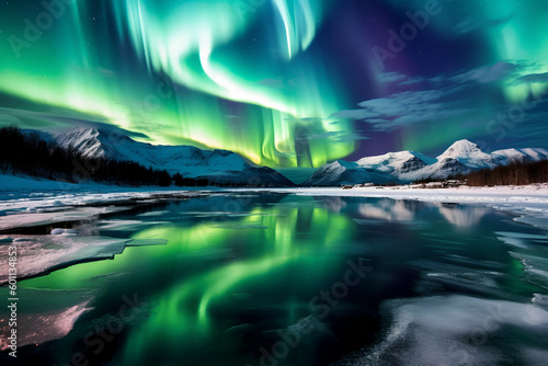 The magic of the Northern Lights: Scandinavia's fascinating natural spectacle, Generative AI