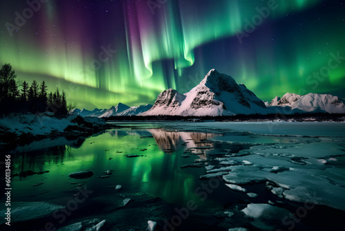 The magic of the Northern Lights: Scandinavia's fascinating natural spectacle, Generative AI