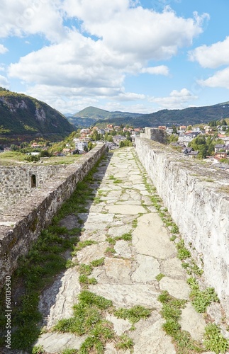 The Historic Stone Fortress of Jajce in Bosnia and Herzegovina