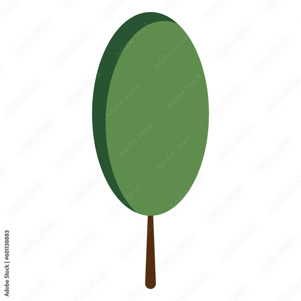 Flat Tree Illustration Flat Tree Illustration