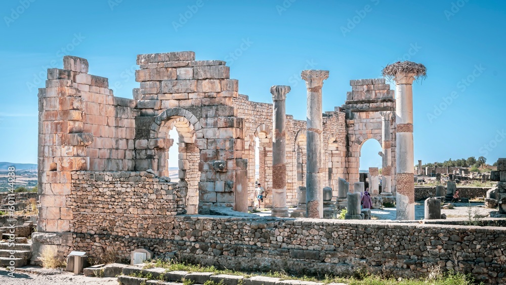Site archéologique de Volubilis, Maroc