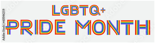 LGBTQ Pride Month rainbow color alphabet letters design,Pride month alphabet letter in rainbow colors, Lgbtq Pride month vector alphabet letters design.