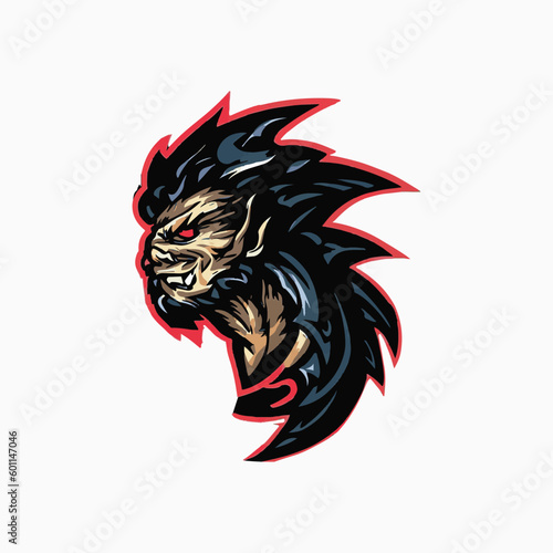 Wallpaper Mural Asian dragon esport mascot logo illustration Torontodigital.ca