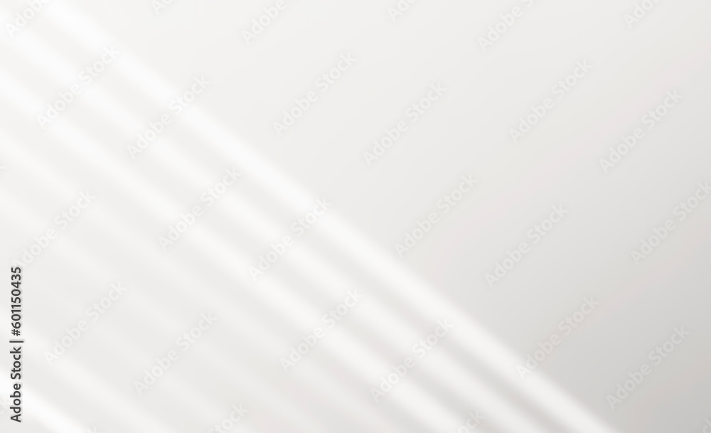 Light and shadows lines from curtain and silates on the white wall. Sunny day, the sun's rays. Mockup, copy space for text Light and shadows lines from curtain and silates on the white wall. Sunny day, the sun's rays. Mockup, copy space for text