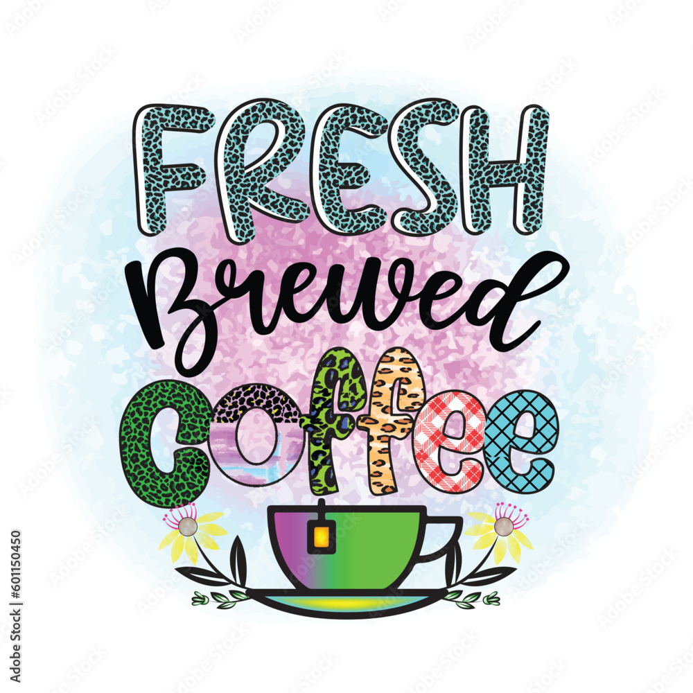 Naklejka premium Coffee