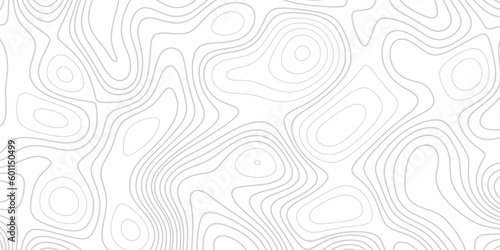 Abstract topographic contours map background, Topography and geography map grid abstract backdrop. The concept of conditional geographical pattern and topography. Wide size. Vector illustration. 