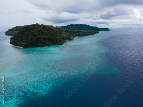 The Aerial of Nailaka Island, Banda Naira, Central Maluku, Indonesia © KELE Project