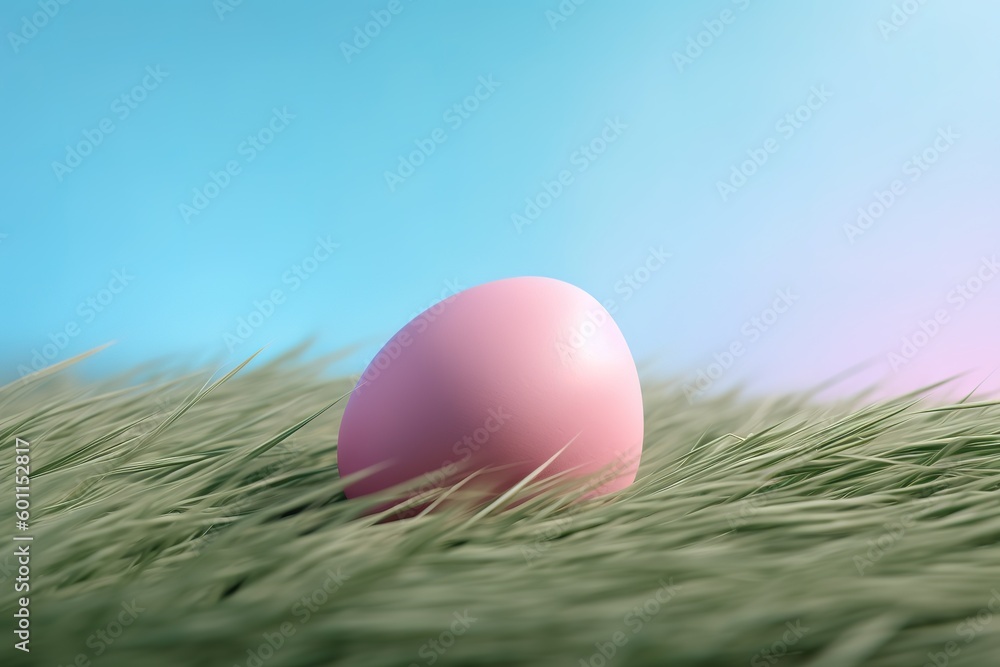 Easter Eggs, mountain, generative AI