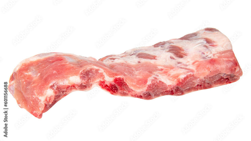Pork ribs isolated on white background