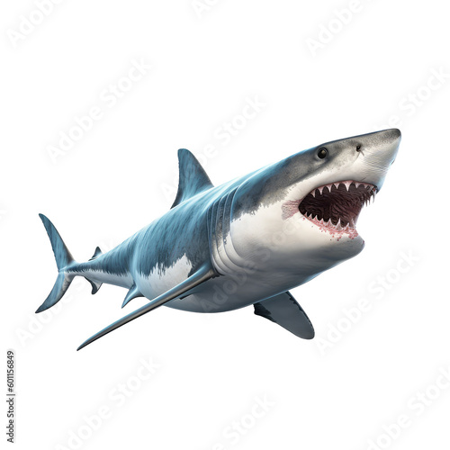 shark on a transparant background, PNG © purich