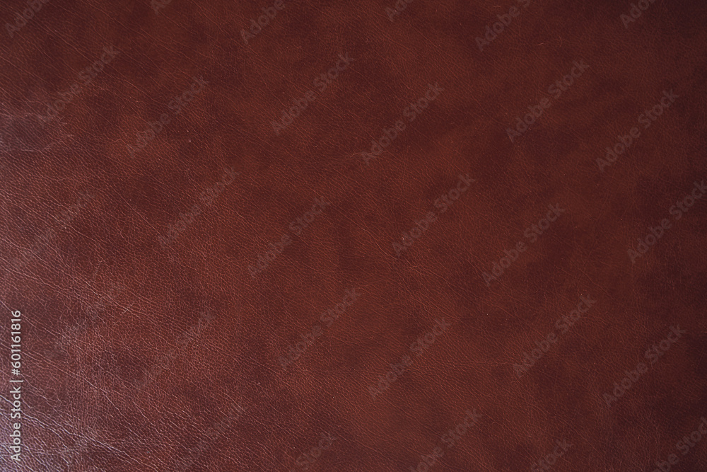 Brown genuine leather with a pattern of designer lines. A template for your design with space to copy. High quality photo Brown genuine leather with a pattern of designer lines. A template for your design with space to copy. High quality photo