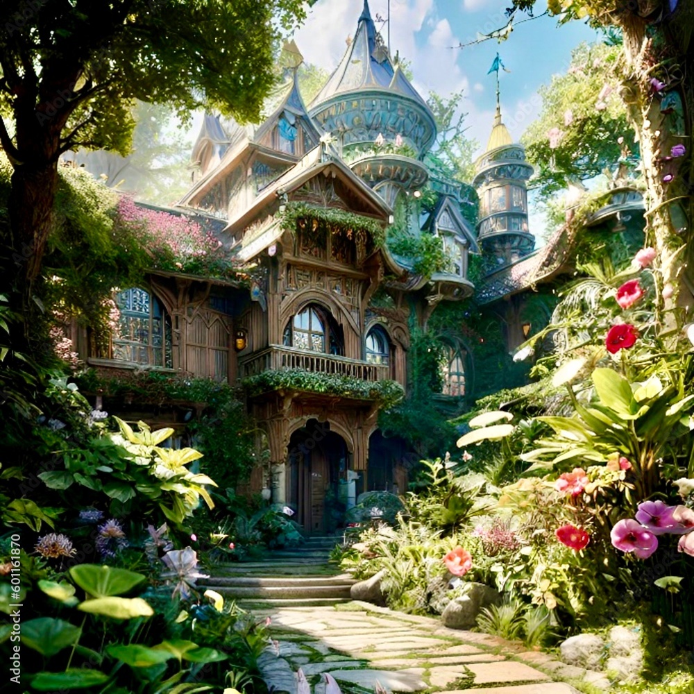 Obraz premium Magic world of fairy tales