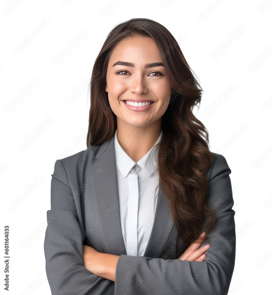 Business woman isolated. Illustration AI Generative. Business woman isolated. Illustration AI Generative.