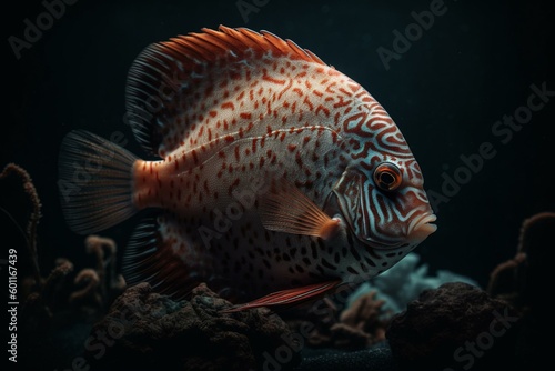 An isolate discus. Generative AI