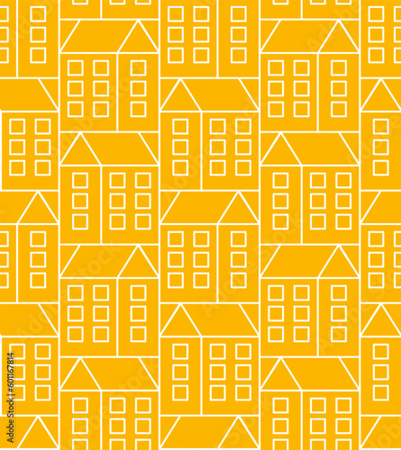 House pattern seamless. favela background. Baby fabric texture
