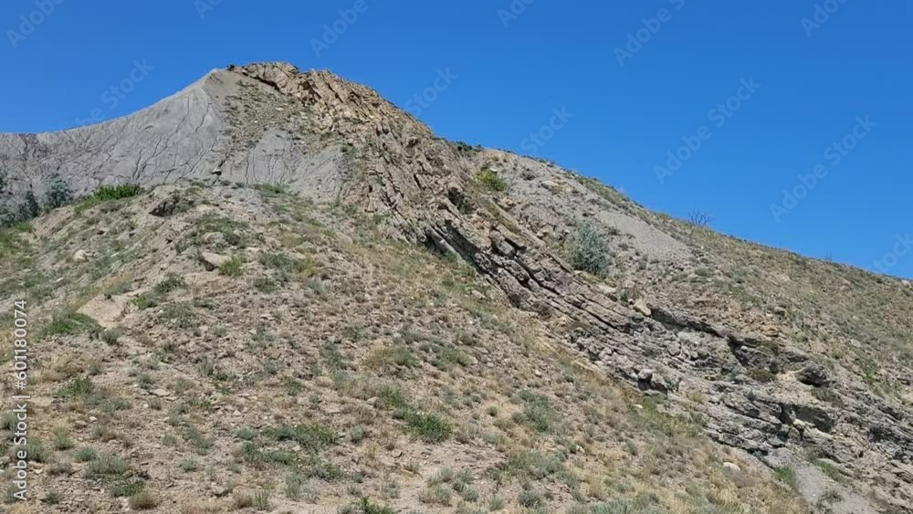 Beautiful view of the mountains and the azure sea. Beautiful view of the mountains and the azure sea.