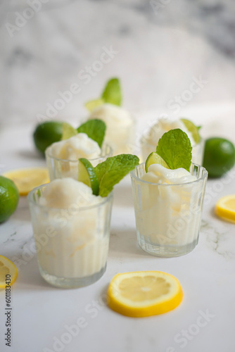 Fotografie Sorbete de limón